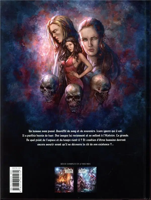Verso de l'album Dark Blood Tome 2 Lumière noire