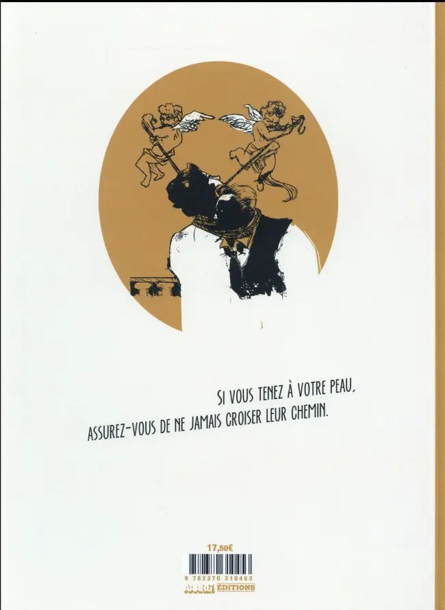 Verso de l'album Les Désaxés