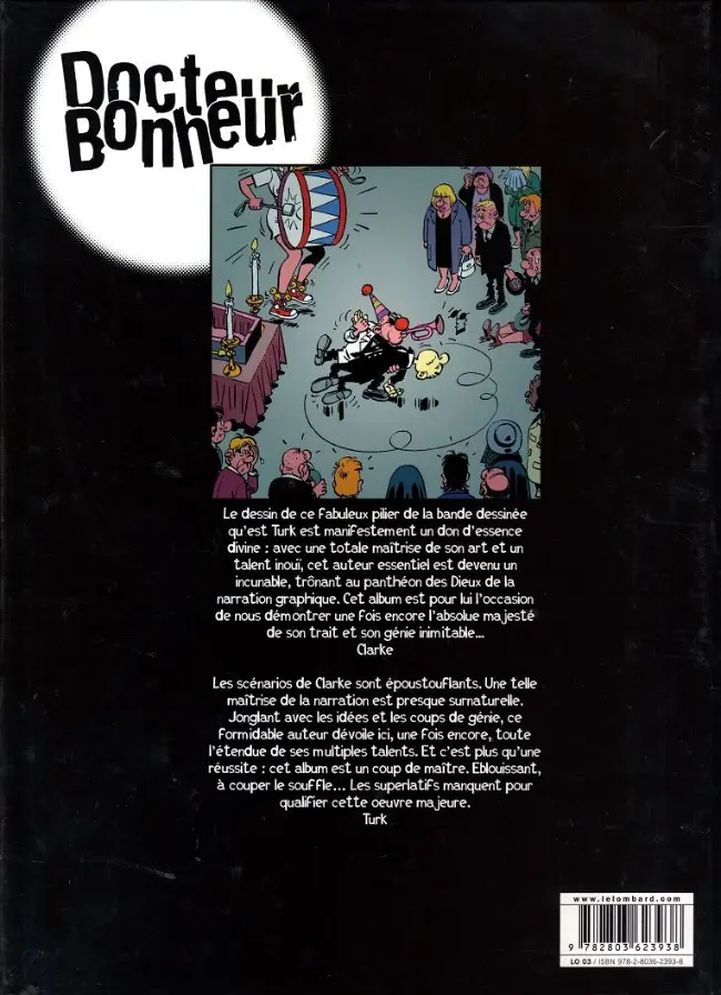 Verso de l'album Docteur Bonheur Tome 2 ...peut faire pire !