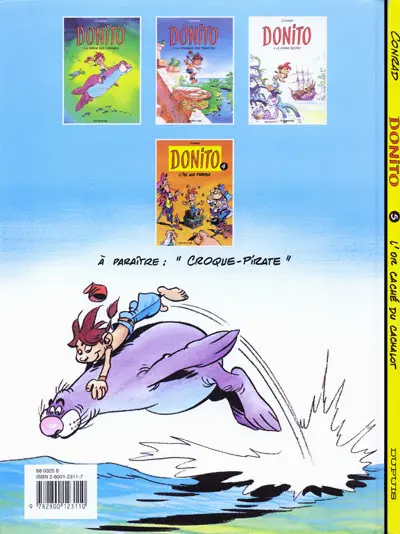 Verso de l'album Donito Tome 5 L'or caché du cachalot