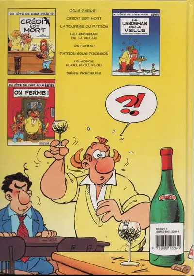 Verso de l'album Du côté de chez Poje Tome 7 Bière précieuse