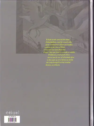 Verso de l'album Échec et automates Tome 1