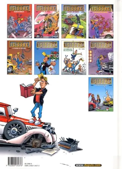 Verso de l'album Garage Isidore Tome 9 Panne d'allumage
