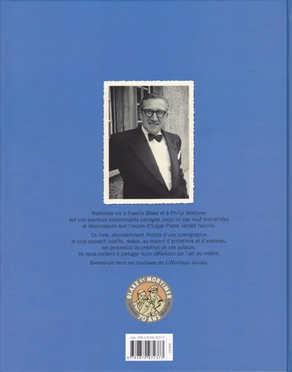 Verso de l'album L'Héritage Jacobs