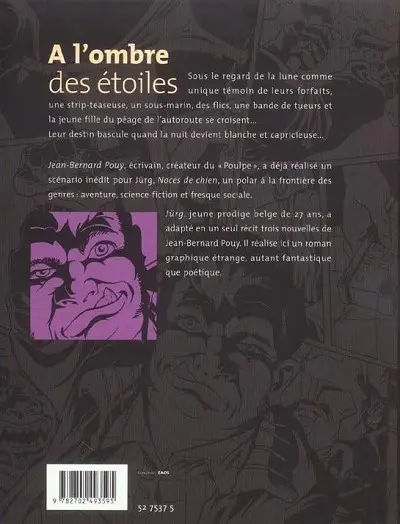 Verso de l'album À l'ombre des étoiles