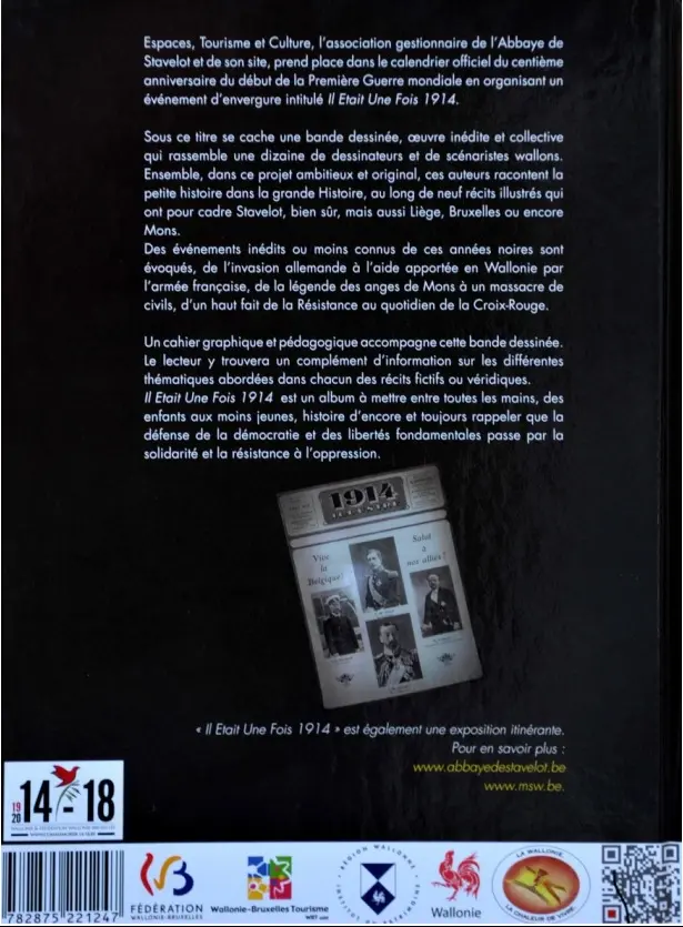 Verso de l'album Il Était Une Fois 1914
