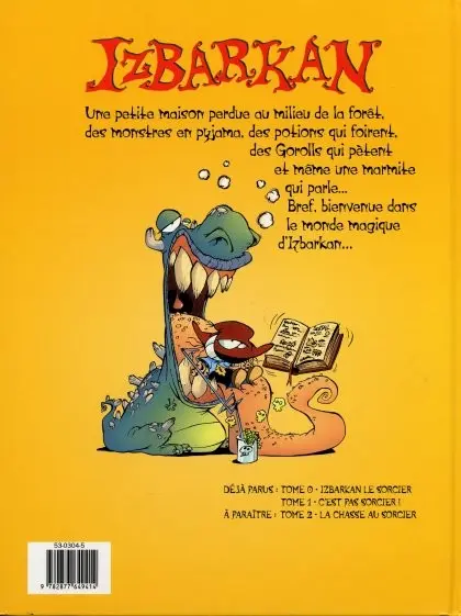 Verso de l'album Izbarkan Tome 1 C'est pas sorcier