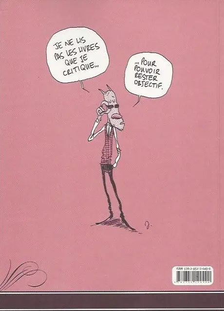 Verso de l'album Jade Tome 8 200U - Nos amis les médias
