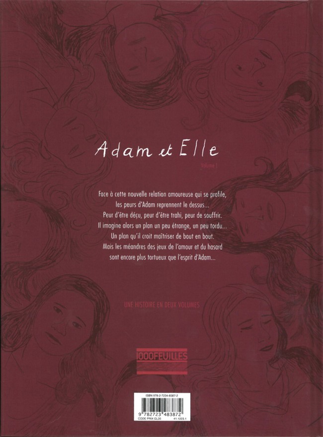 Verso de l'album Adam et Elle Tome 1 Première partie