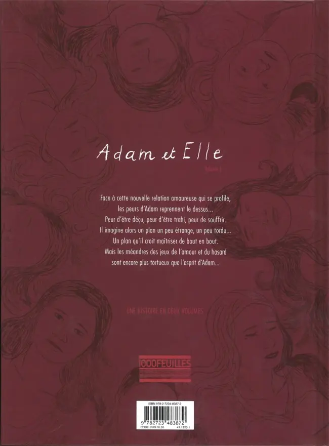 Verso de l'album Adam et Elle Tome 1 Première partie