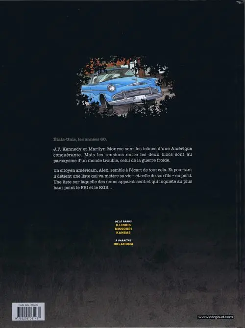 Verso de l'album La Liste 66 Tome 3 Kansas