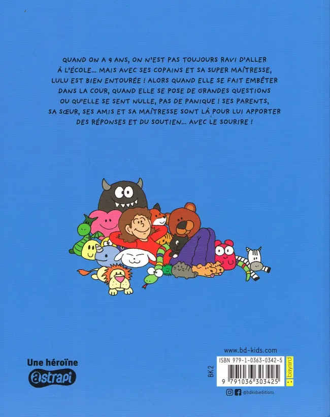Verso de l'album Lulu 7 Super classe !