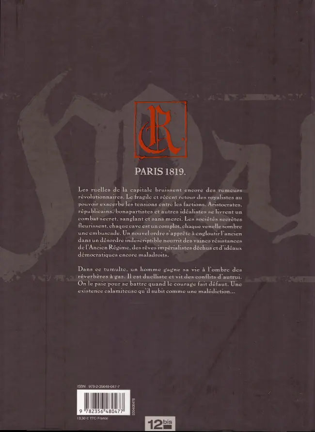 Verso de l'album Malicorne Première partie