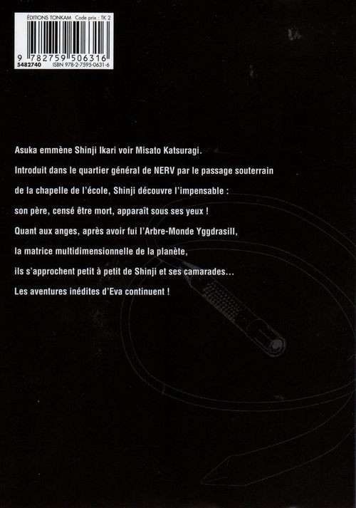 Verso de l'album Neon Genesis Evangelion 3