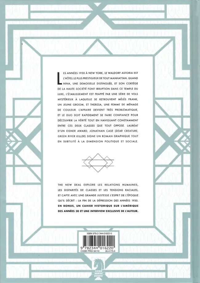 Verso de l'album The New Deal