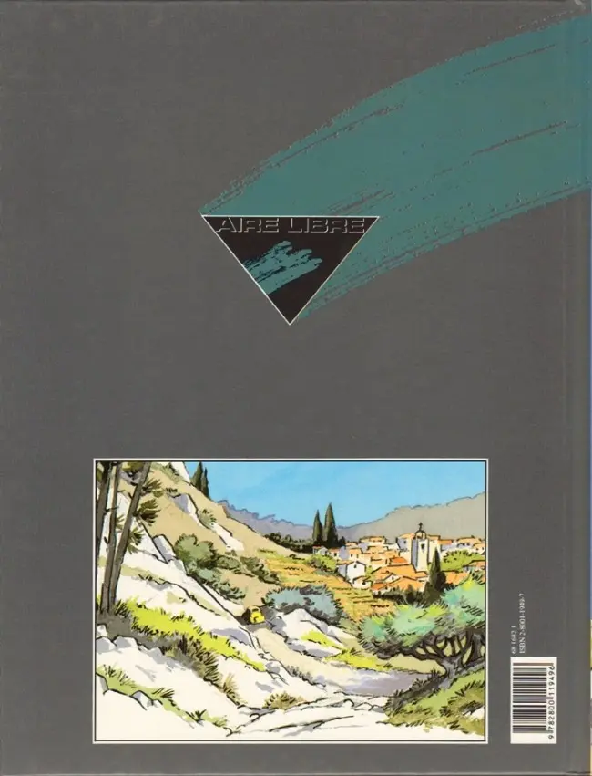 Verso de l'album L'Oiseau noir