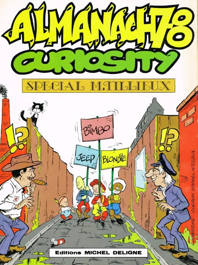 Verso de l'album Almanach 78 Curiosity - Spécial M. Tillieux Spécial M.Tillieux