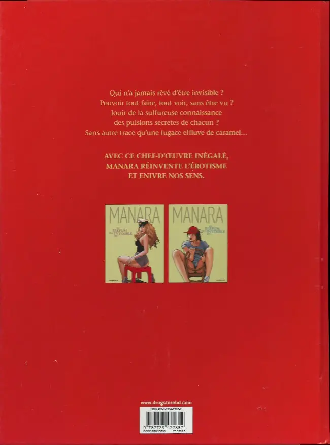 Verso de l'album Le Parfum de l'invisible Tome 1