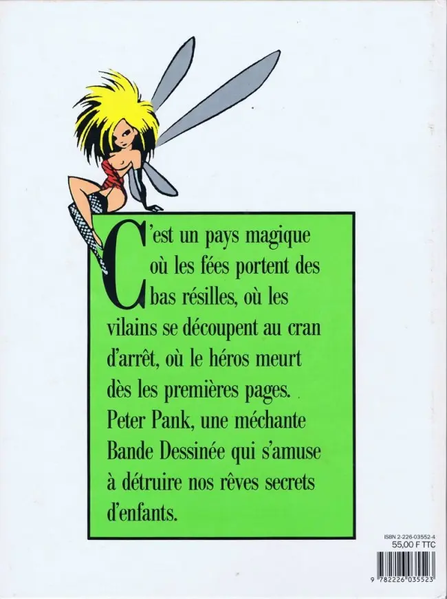 Verso de l'album Peter Pank Tome 2 Ci-gît Peter Pank