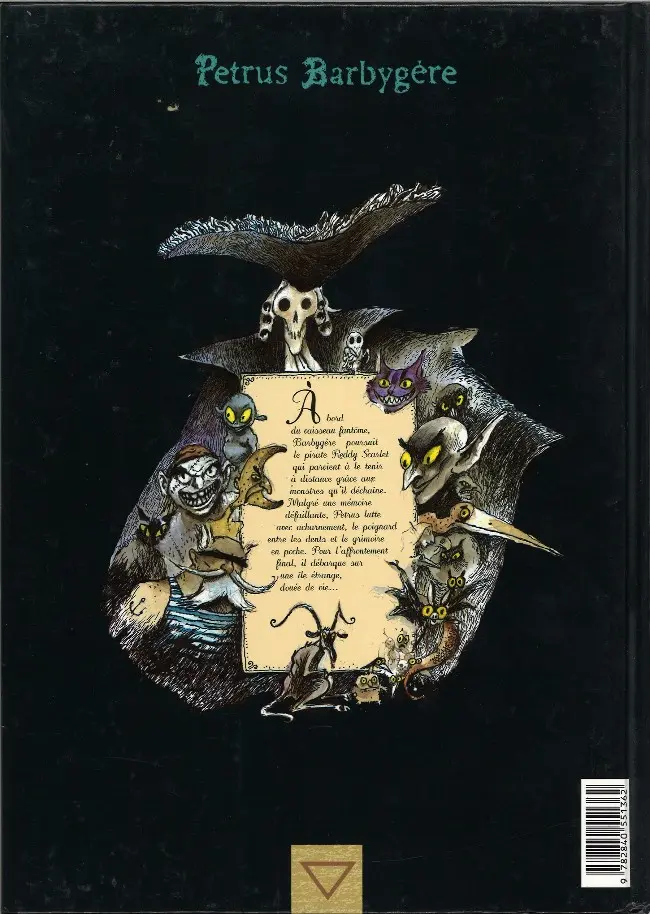 Verso de l'album Petrus Barbygère Tome 2 Le croquemitaine d'écume