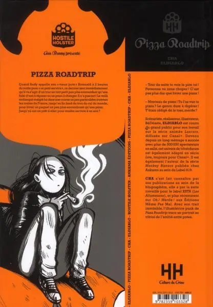 Verso de l'album Pizza roadtrip