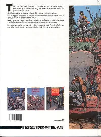 Verso de l'album Poupée d'ivoire Tome 3 La reine oubliée