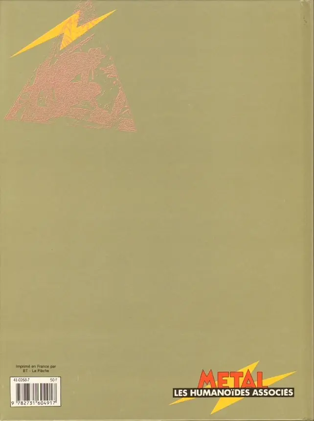 Verso de l'album Le Prisonnier des étoiles Tome 2 Le dôme des plaisirs