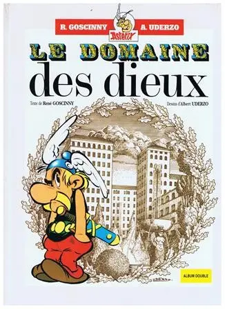 Couverture de l'album Astérix Tomes 17 et 18 Le domaine des dieux / les lauriers de César