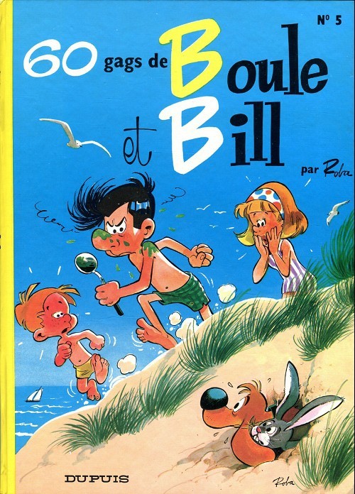 Couverture de l'album Boule et Bill N° 5 60 gags de Boule et Bill