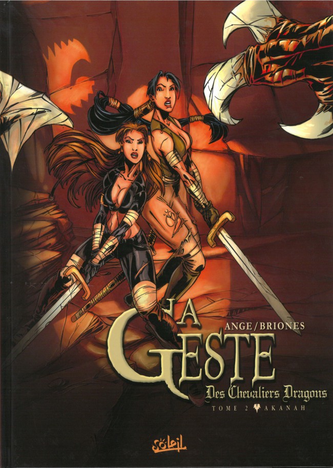 Couverture de l'album La Geste des Chevaliers Dragons Tome 2 Akanah