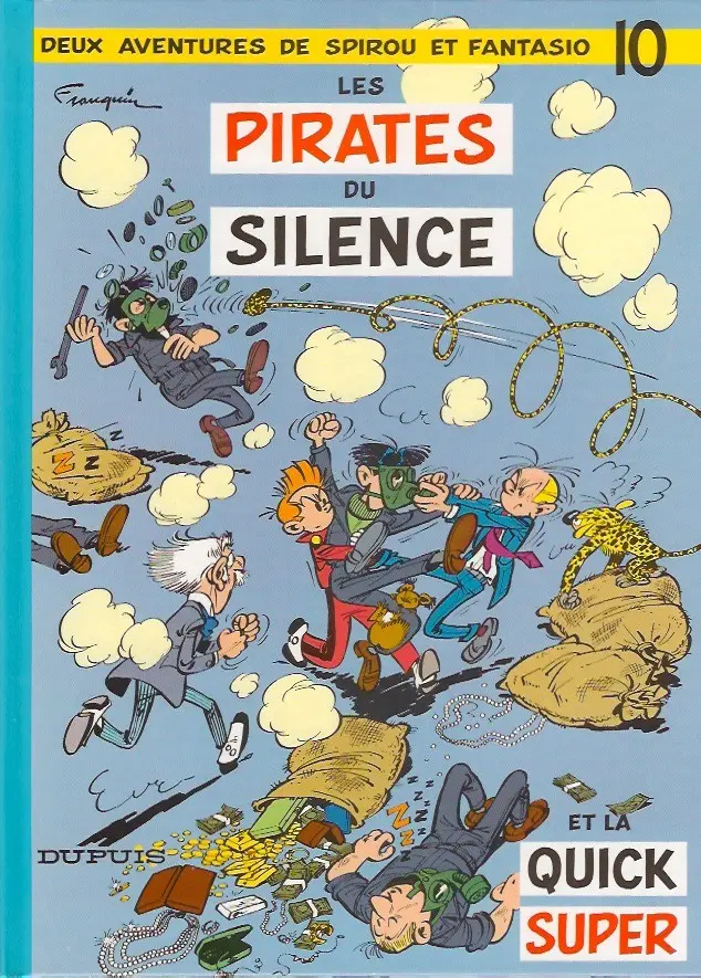 Couverture de l'album Spirou et Fantasio Tome 10 Les pirates du silence