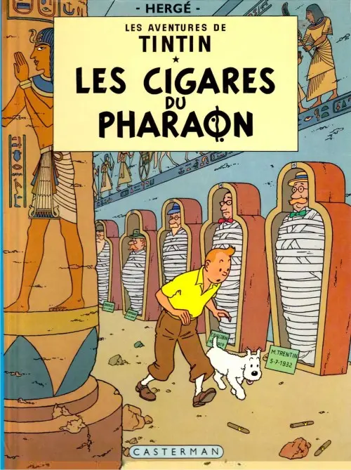 Couverture de l'album Tintin Tome 4 Les cigares du pharaon