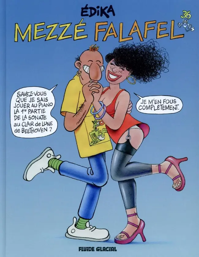 Couverture de l'album Édika Tome 36 Mezze Falafel