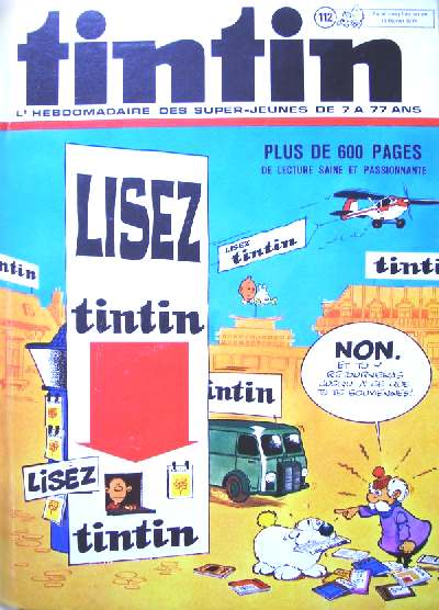 Couverture de l'album Tintin Tome 112
