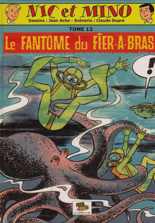 Couverture de l'album Nic et Mino Le Coffre à BD Tome 12 Le fantôme du Fier-à-Bras