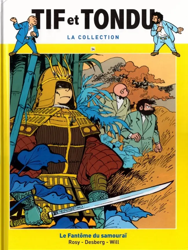 Couverture de l'album Tif et Tondu La collection Tome 34 Le Fantôme du samouraÎ