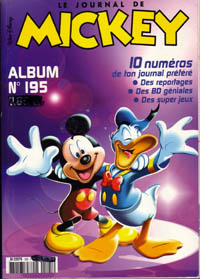 Couverture de l'album Le Journal de Mickey Album N° 195