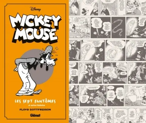 Couverture de l'album Mickey Mouse par Floyd Gottfredson Tome 4 1936/1938 - Les Sept fantômes et autres histoires