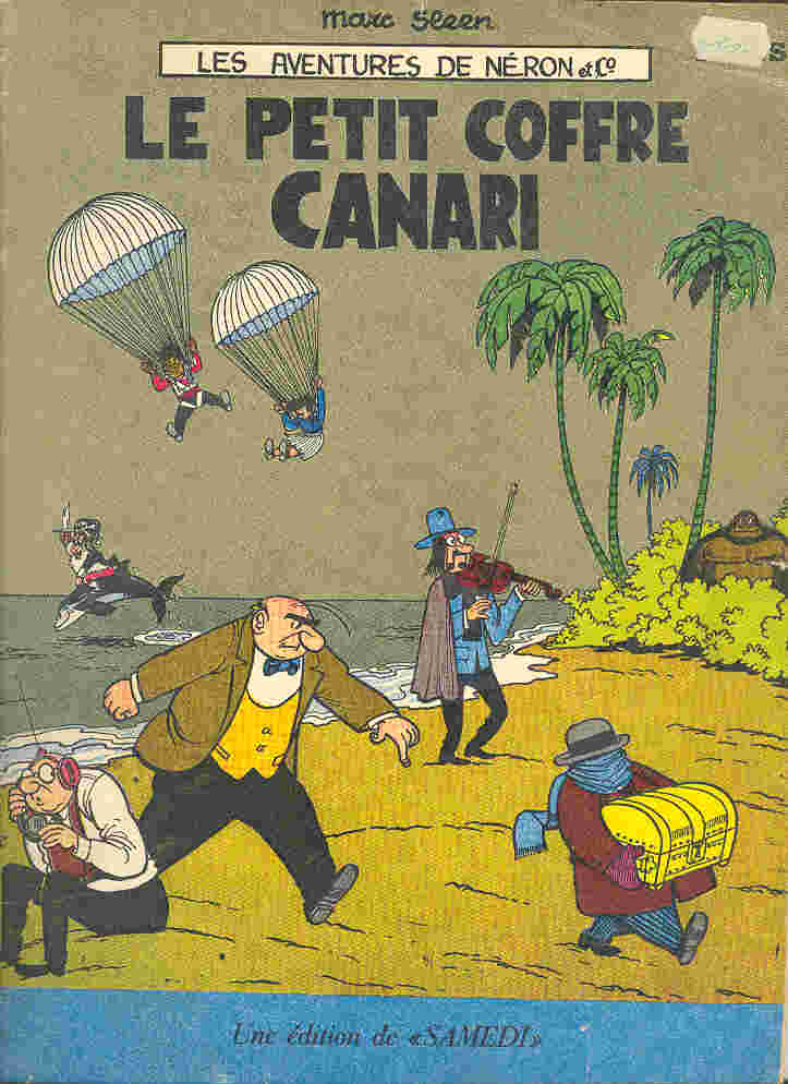 Couverture de l'album Les Aventures de Néron et Co Éditions Samedi Tome 27 Le petit coffre canari