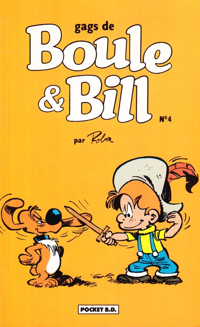 Couverture de l'album Boule et Bill Pocket BD N° 4 Gags de Boule & Bill