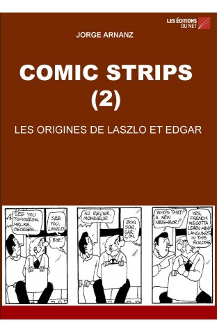 Couverture de l'album Les Mystérieuses aventures de Laszlo et Edgar Tome 14 Comic Strips (2): Les origines de Laszlo et Edgar