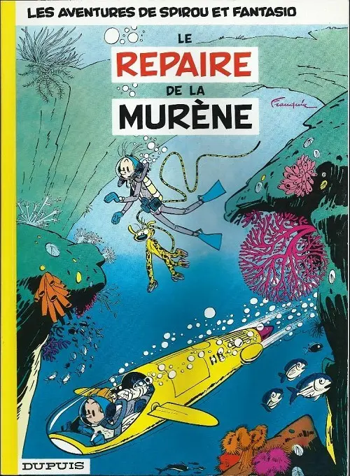 Couverture de l'album Spirou et Fantasio Tome 9 Le repaire de la murène