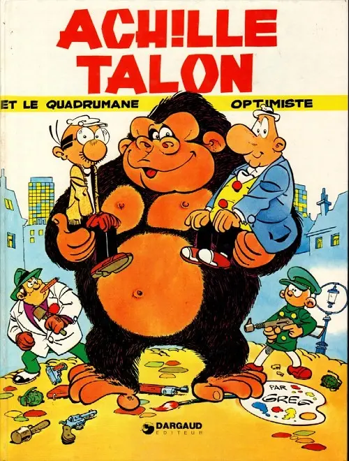 Couverture de l'album Achille Talon Tome 15 Achille talon et le quadrumane optimiste