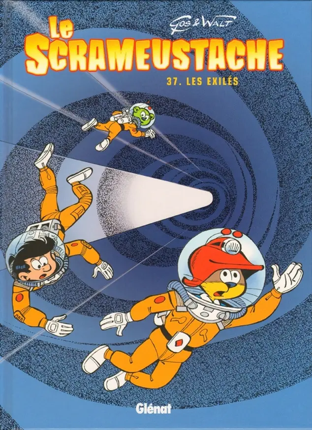 Couverture de l'album Le Scrameustache Tome 37 Les exilés