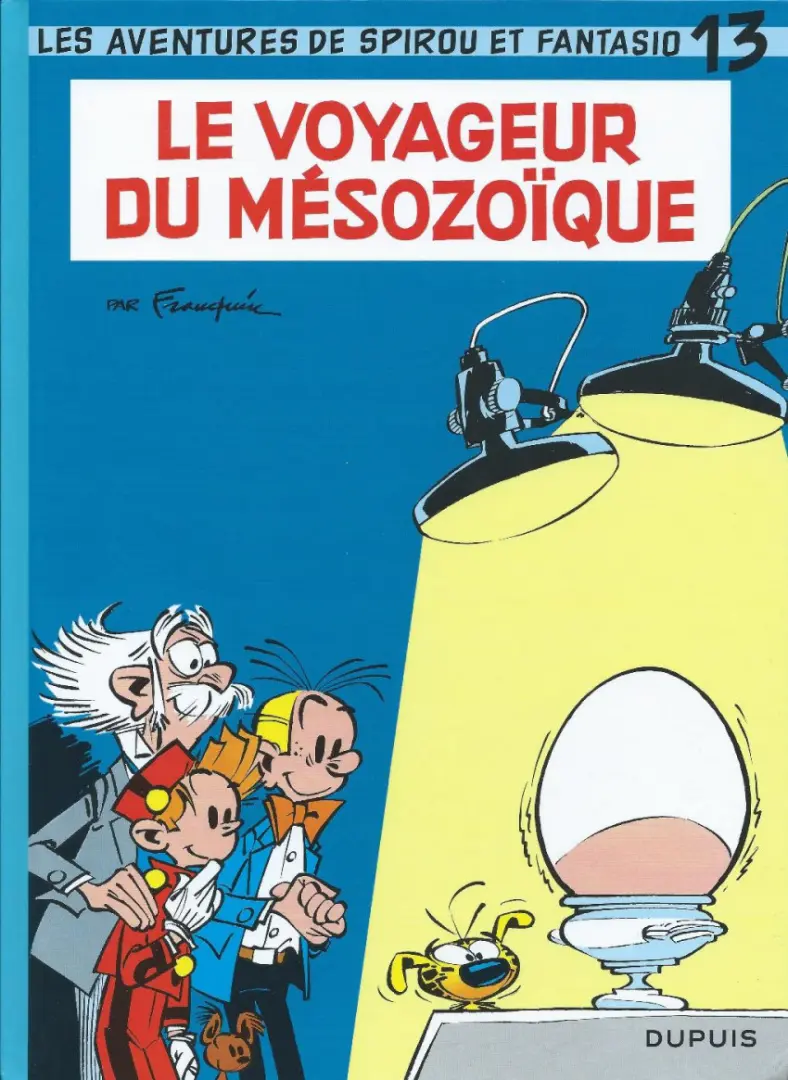 Couverture de l'album Spirou et Fantasio Tome 13 Le voyageur du mésozoïque