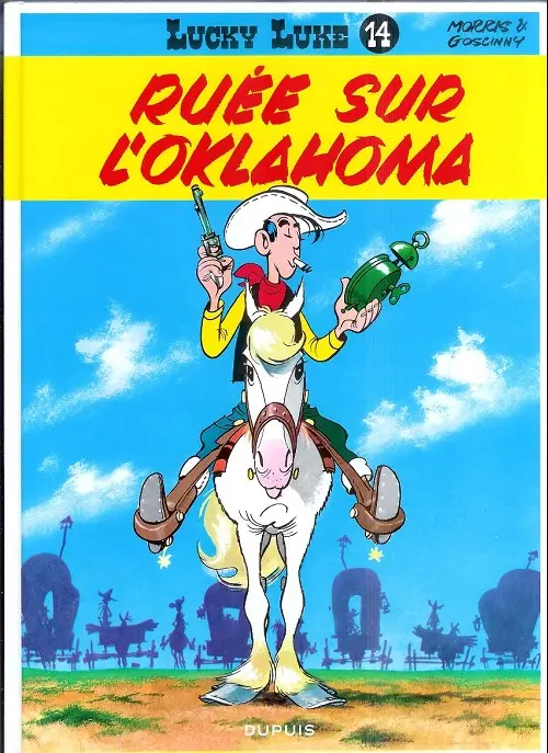 Couverture de l'album Lucky Luke Tome 14 Ruée sur l'Oklahoma