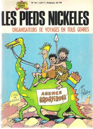 Couverture de l'album Les Pieds Nickelés Tome 50 Les pieds nickelés organisateurs de voyages en tous genres