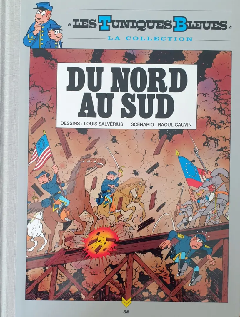 Couverture de l'album Les Tuniques Bleues La Collection (Hachette) Tome 58 Du Nord au Sud