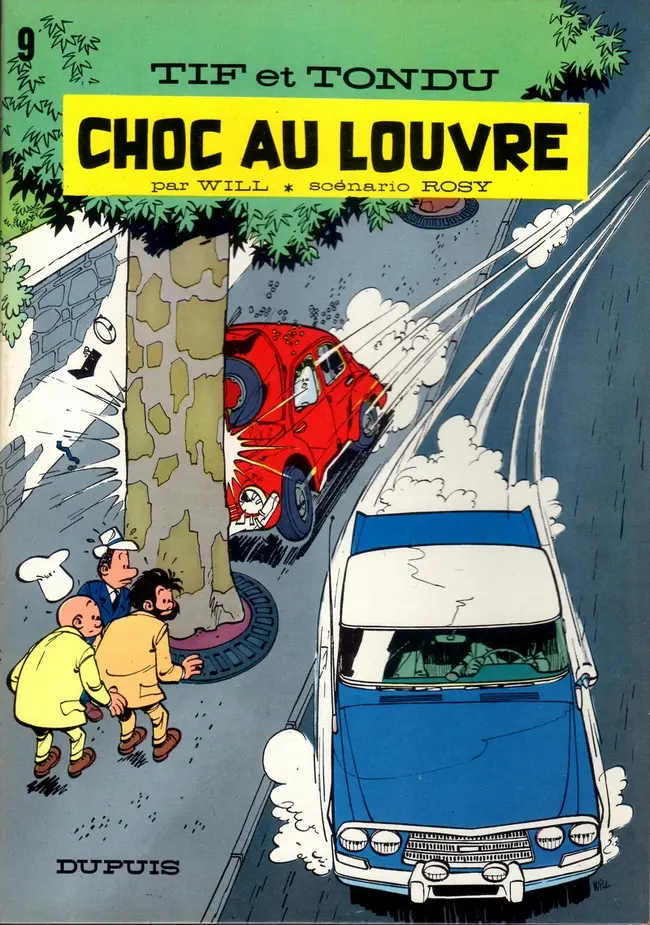 Couverture de l'album Tif et Tondu Tome 9 Choc au louvre