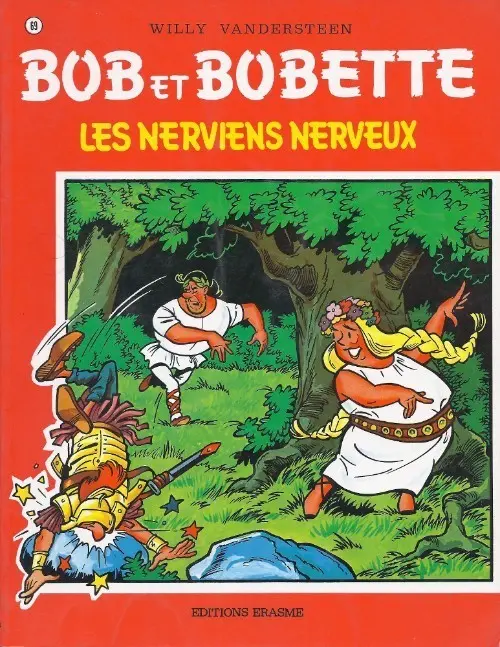 Couverture de l'album Bob et Bobette Tome 69 Les nerviens nerveux